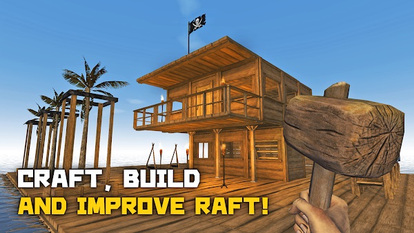 game Survival on Raft mod apk