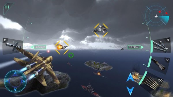 tai sky fighters 3d cho android